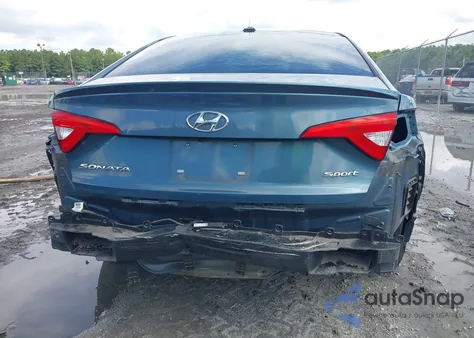 2016 Hyundai Sonata Sport z USA, uszkodzony, nr VIN 5NPE34AF7GH380054